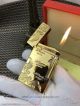 AAA Clone S.T. Dupont Ligne 2 Yellow Gold Plated Engraving Cigar Lighter (5)_th.jpg